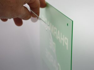 Plaque « Horaires d&rsquo;ouverture de la Pharmacie » 30×21 cm