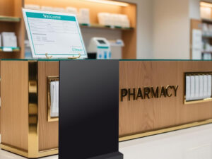 Ardoise en Forex + socle « Pub »